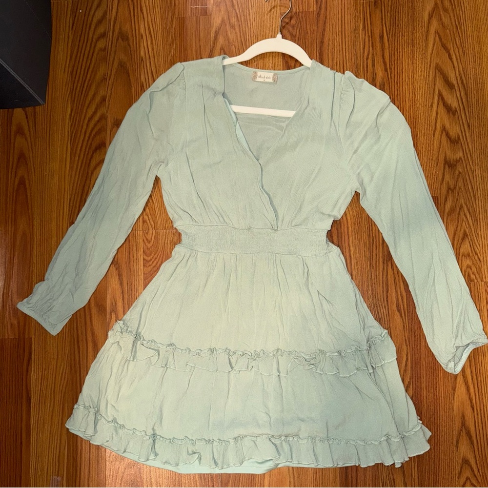 Altar'd State Mint Green mini dress